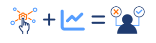 icon equation for site analytics equals good UX